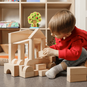 Classic Wooden Building Blocks Archimedes