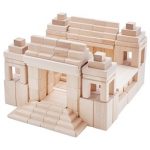 Mayan Temple with front ladder and Big Entrance made out of kids blocks