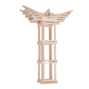 Wooden building sticks structure
