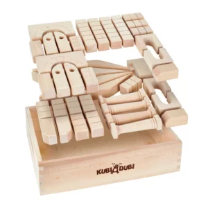 Wooden Storage Box with Blocks from the set Caesar