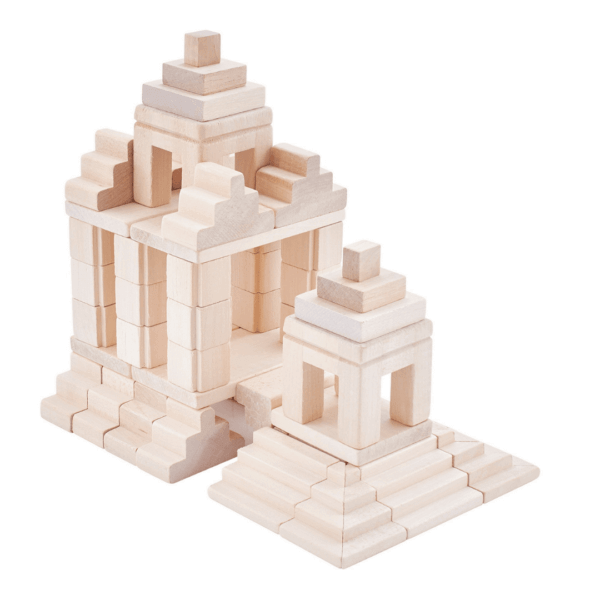 Temple Entrance made out of kids building blocks