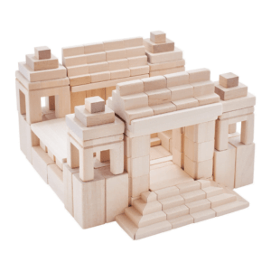 Wooden building set Maya Civilization