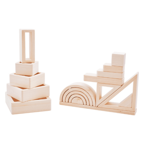 Two Pyramids are great toys for toddlers to play